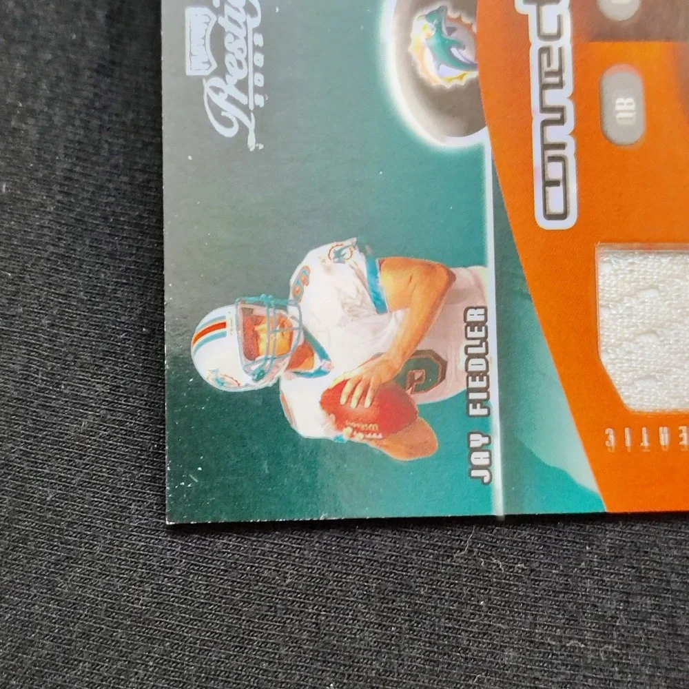 2002 Playoff Prestige Connections #C-3 Jay Fiedler Chris Chambers Miami Dolphins